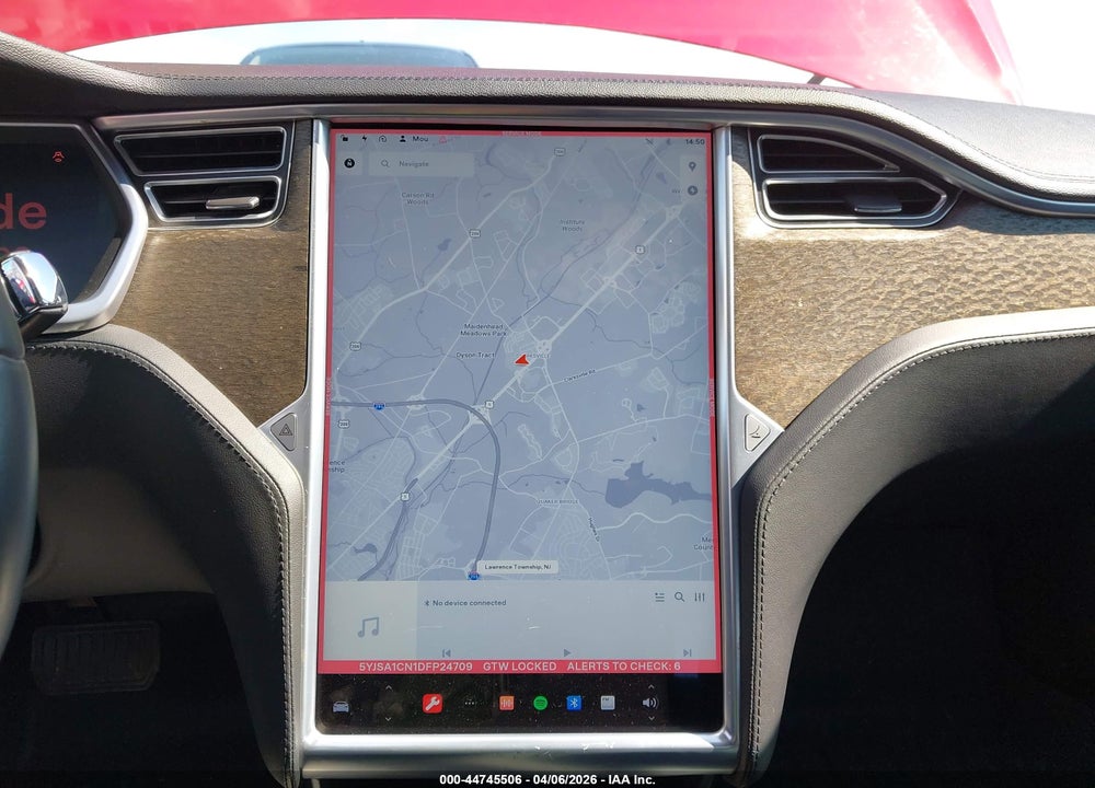 2013 TESLA MODEL S VIN: 5YJSA1CN1DFP24709