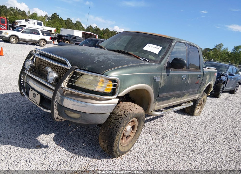 2002 FORD F-150 LARIAT/XLT VIN: 1FTRW08L22KD73567