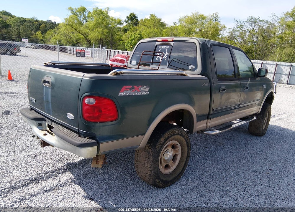 2002 FORD F-150 LARIAT/XLT VIN: 1FTRW08L22KD73567