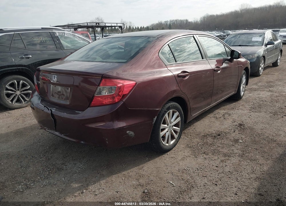 2012 HONDA CIVIC EX-L VIN: 19XFB2F94CE093526