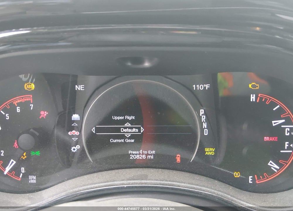2023 DODGE DURANGO PURSUIT AWD VIN: 1C4SDJFT2PC617946