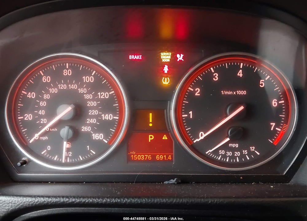 2009 BMW 328I VIN: WBAPH57559NM32599