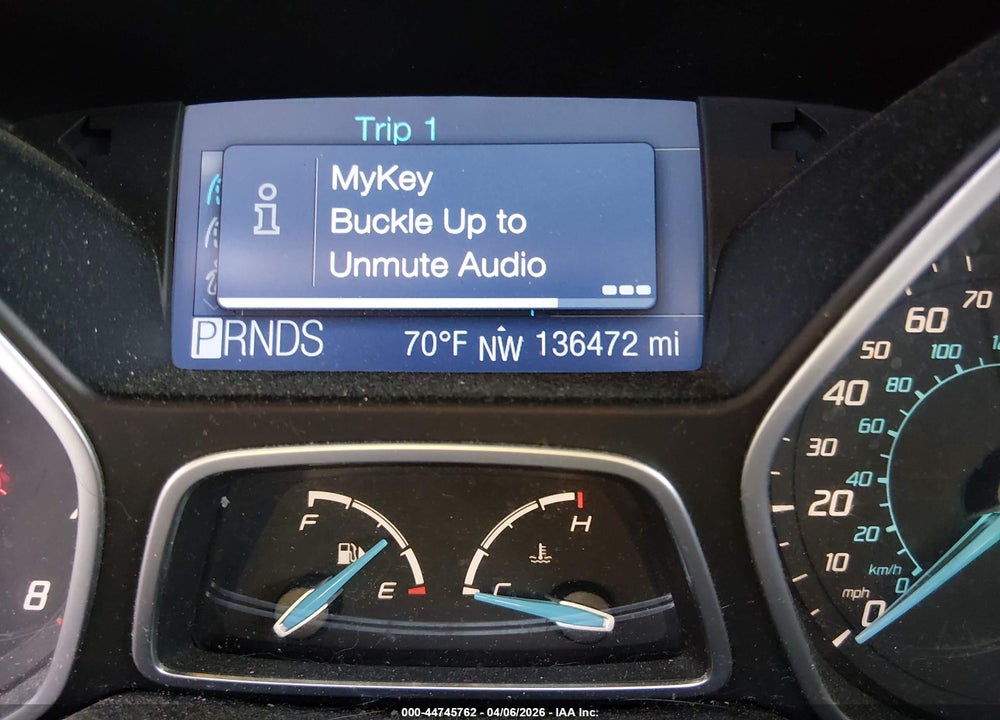 2012 FORD FOCUS SEL VIN: 1FAHP3H22CL244747