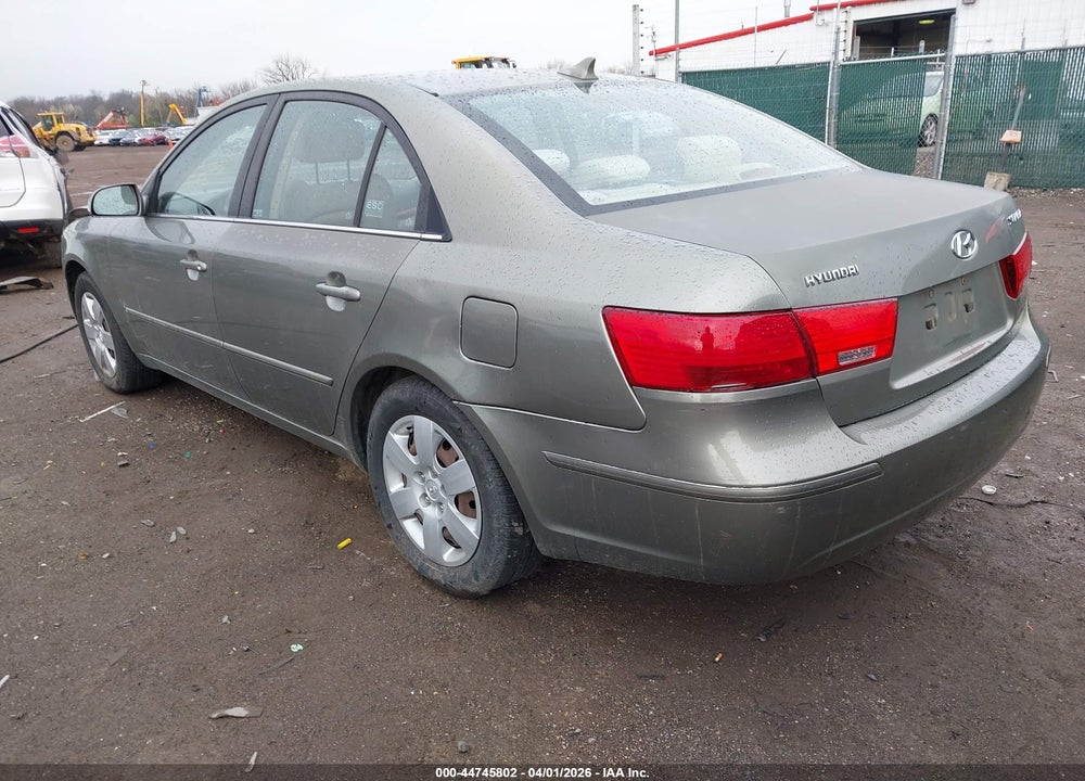 2009 HYUNDAI SONATA GLS VIN: 5NPET46C39H574615