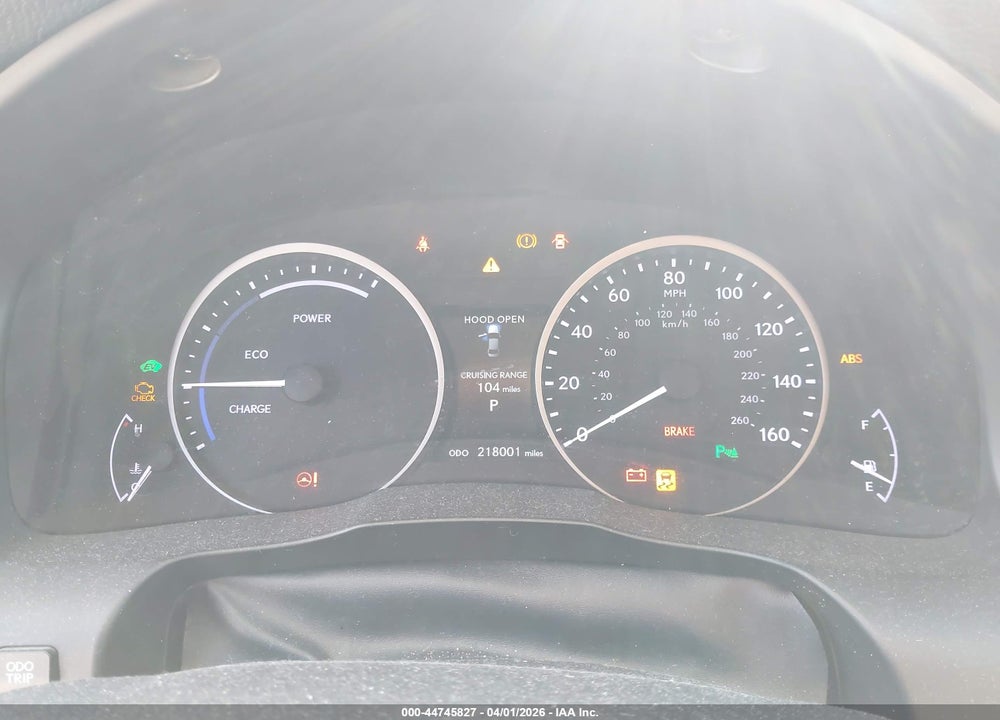2014 LEXUS ES 300H VIN: JTHBW1GG1E2070570