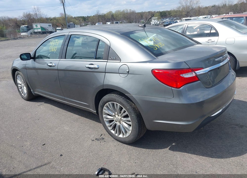 2012 CHRYSLER 200 LIMITED VIN: 1C3CCBCGXCN277839