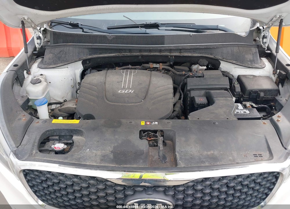 2016 KIA SORENTO 3.3L LX VIN: 5XYPG4A50GG009264