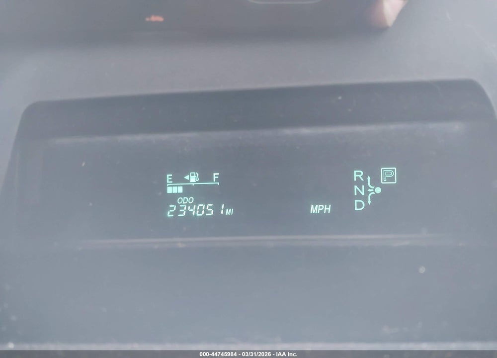 2005 TOYOTA PRIUS VIN: JTDKB20U057052860