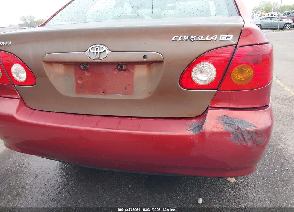 2006 TOYOTA COROLLA CE VIN: JTDBR32E560088612
