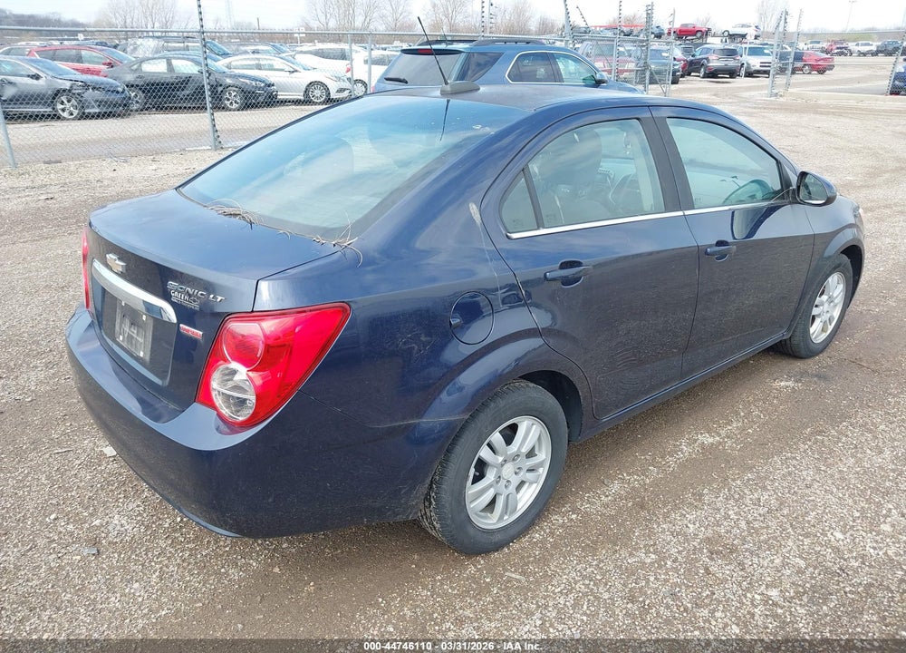 2016 CHEVROLET SONIC LT AUTO VIN: 1G1JC5SB5G4120752