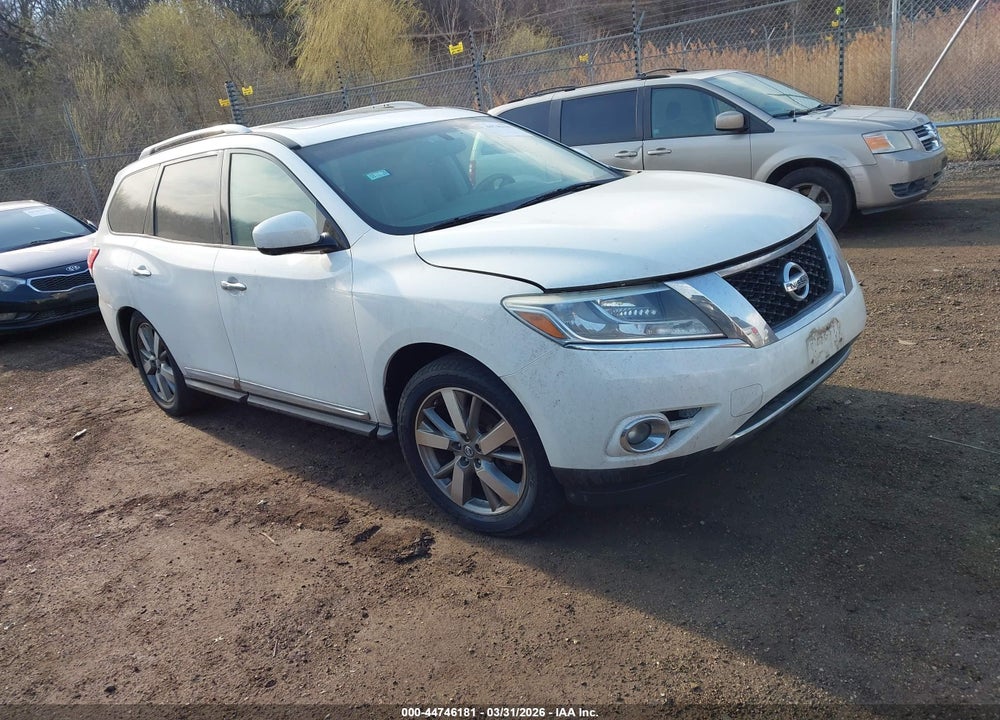2014 NISSAN PATHFINDER PLATINUM VIN: 5N1AR2MM1EC629206