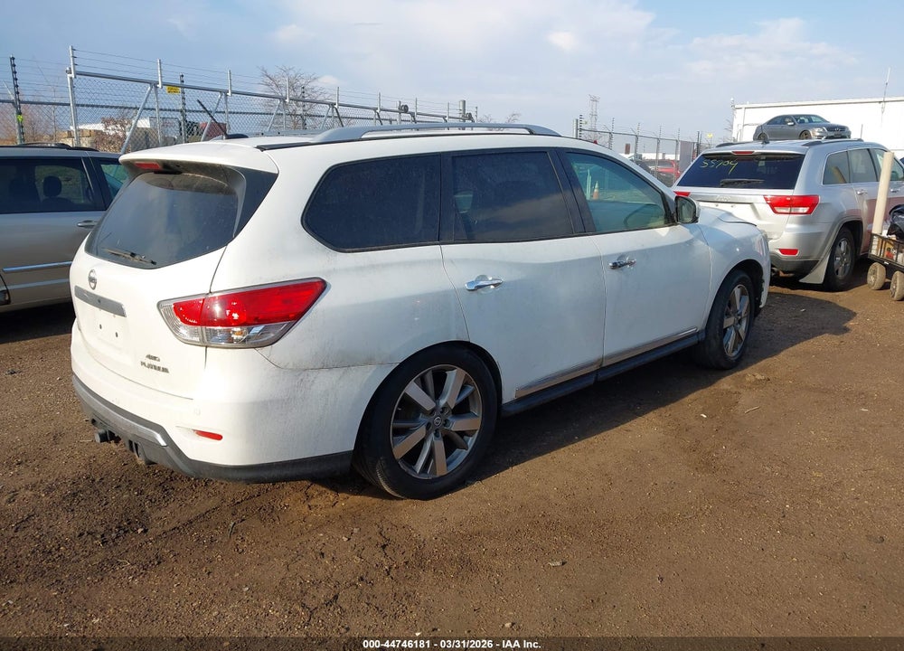2014 NISSAN PATHFINDER PLATINUM VIN: 5N1AR2MM1EC629206