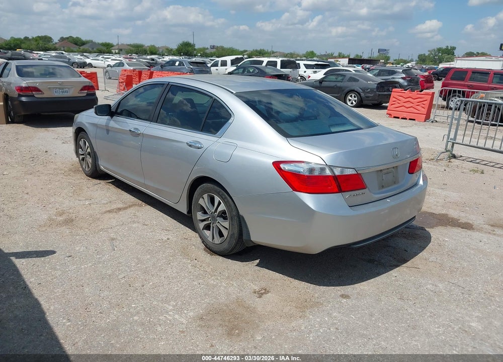 2013 HONDA ACCORD LX VIN: 1HGCR2F39DA123409
