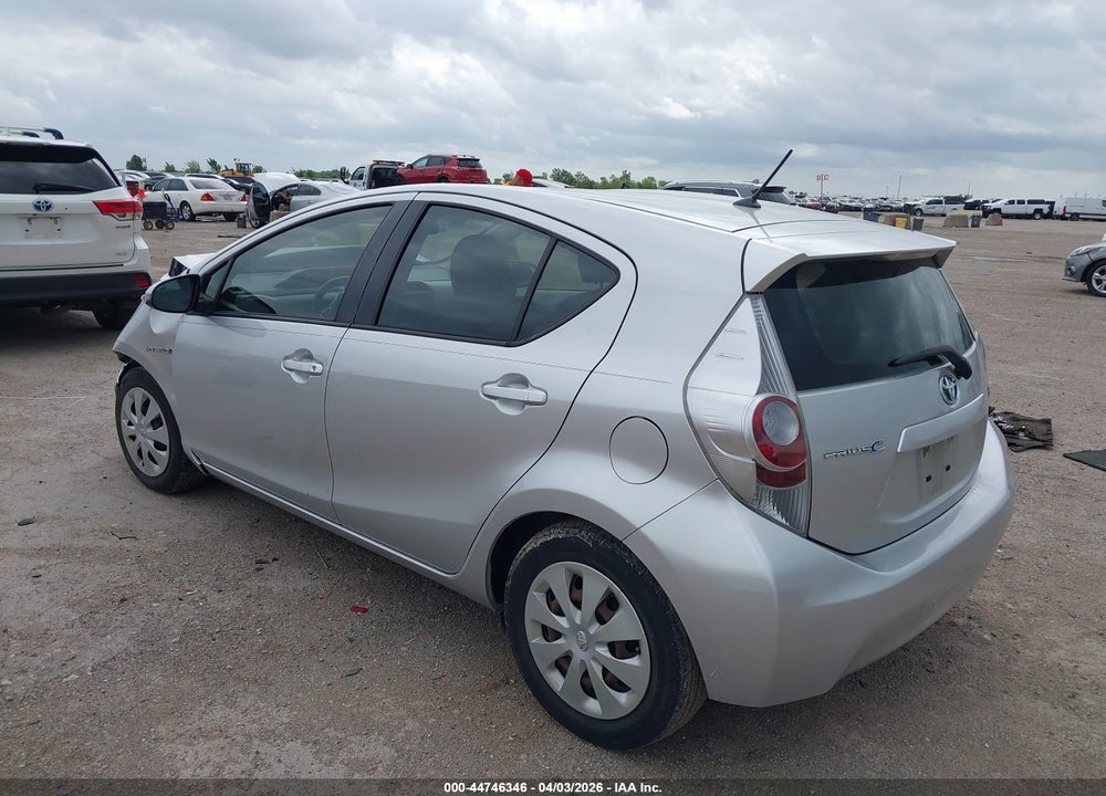 2012 TOYOTA PRIUS C TWO VIN: JTDKDTB30C1003307