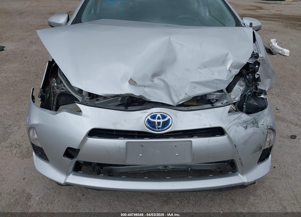 2012 TOYOTA PRIUS C TWO VIN: JTDKDTB30C1003307