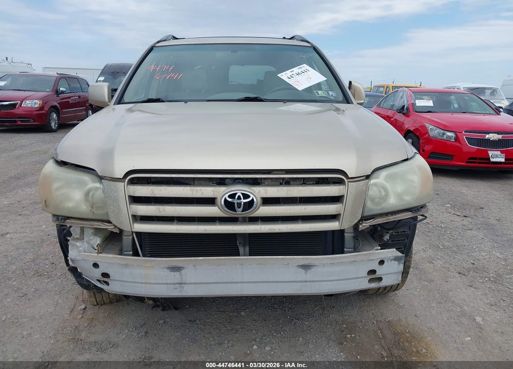 2005 TOYOTA HIGHLANDER V6 VIN: JTEEP21A750104590