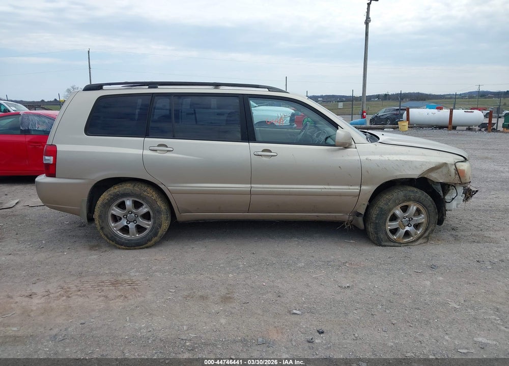 2005 TOYOTA HIGHLANDER V6 VIN: JTEEP21A750104590