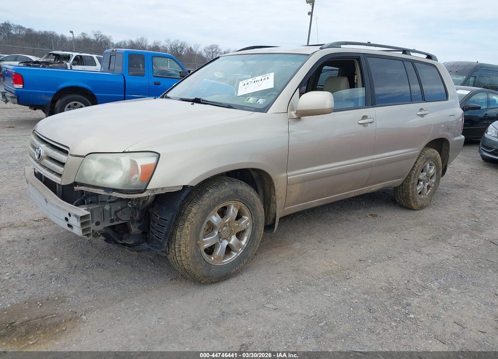2005 TOYOTA HIGHLANDER V6 VIN: JTEEP21A750104590