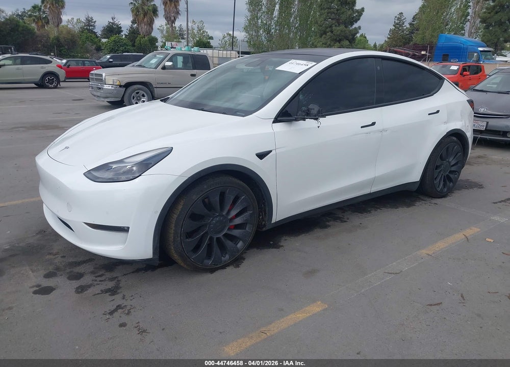 2021 TESLA MODEL Y PERFORMANCE DUAL MOTOR ALL-WHEEL DRIVE VIN: 5YJYGDEFXMF173387