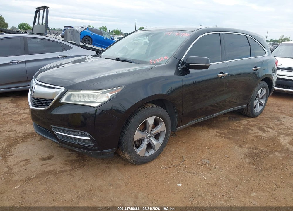 2014 ACURA MDX VIN: 5FRYD3H2XEB001789