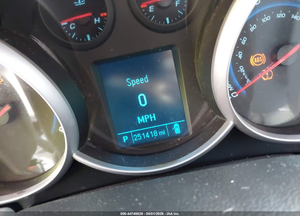 2012 CHEVROLET CRUZE 1LT VIN: 1G1PF5SC2C7306610