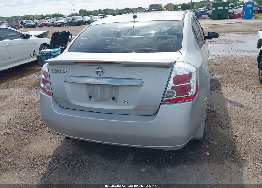 2012 NISSAN SENTRA 2.0 S VIN: 3N1AB6APXCL766695