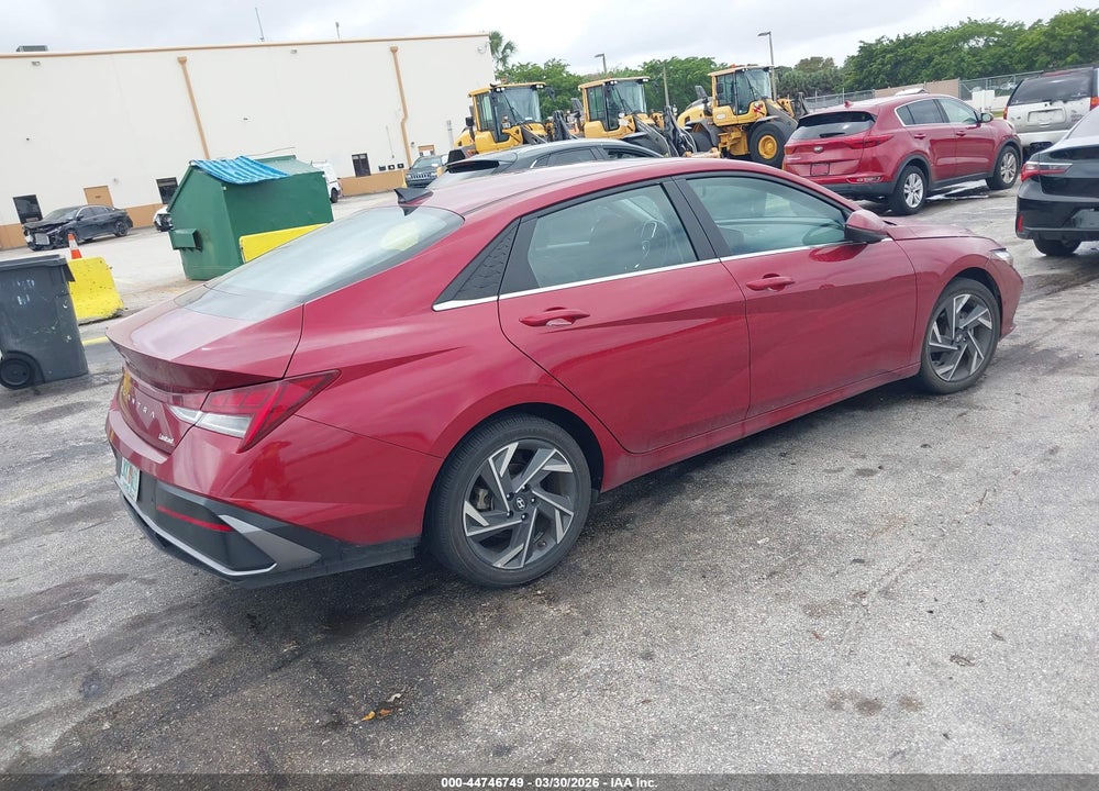 2024 HYUNDAI ELANTRA LIMITED VIN: KMHLP4DG0RU683553