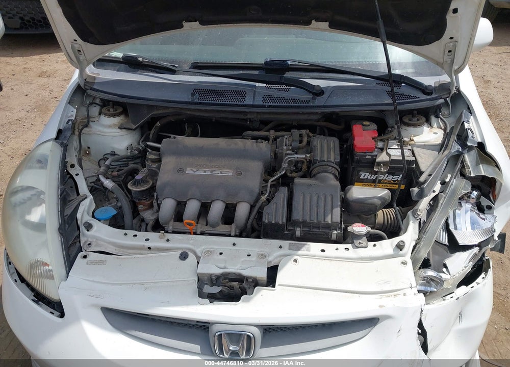 2007 HONDA FIT SPORT VIN: JHMGD38657S064531