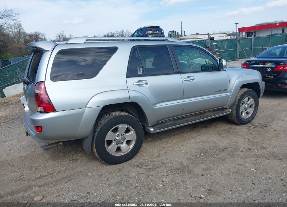 2003 TOYOTA 4RUNNER LIMITED V8 VIN: JTEBT17R838004681