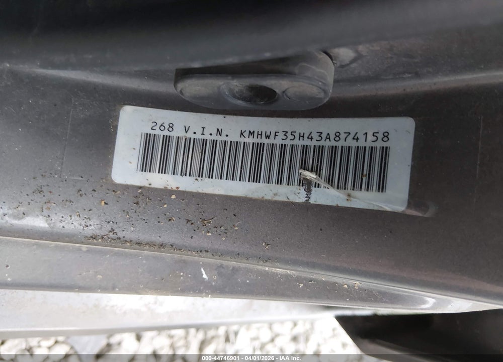 2003 HYUNDAI SONATA GLS/LX VIN: KMHWF35H43A874158