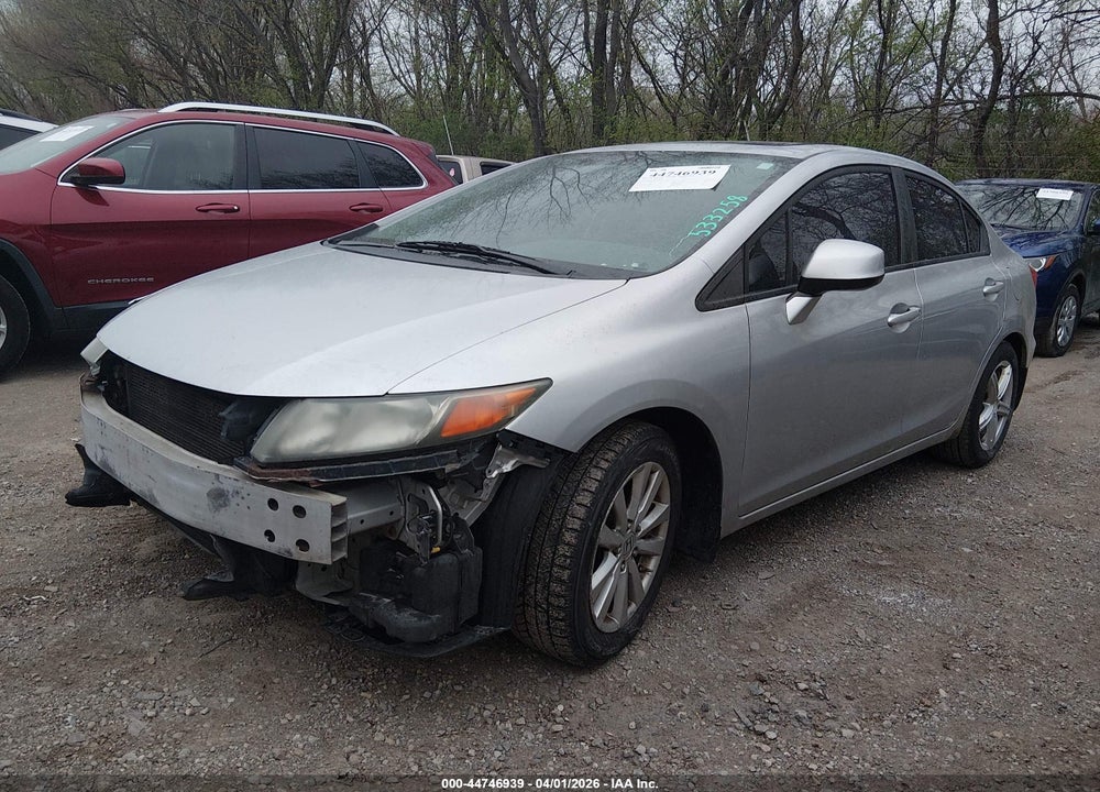 2012 HONDA CIVIC EX-L VIN: 19XFB2F98CE007554