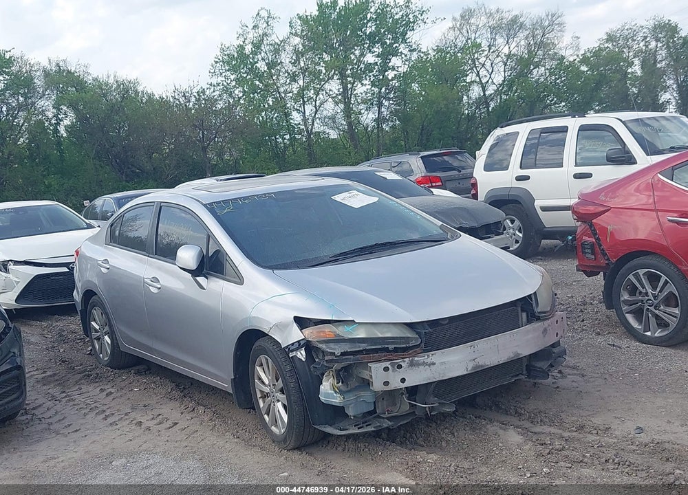 2012 HONDA CIVIC EX-L VIN: 19XFB2F98CE007554