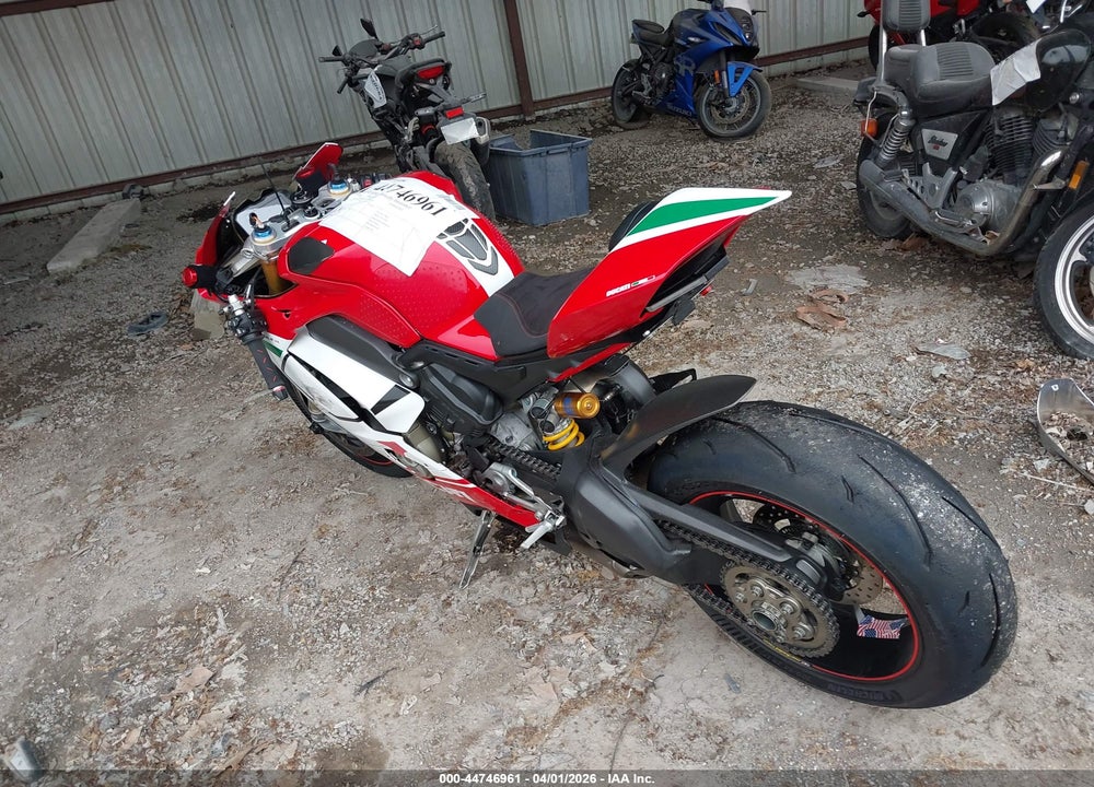 2018 DUCATI PANIGALE V4/V4S/V4S SPECIALE VIN: ZDMDAGNW7JB004528