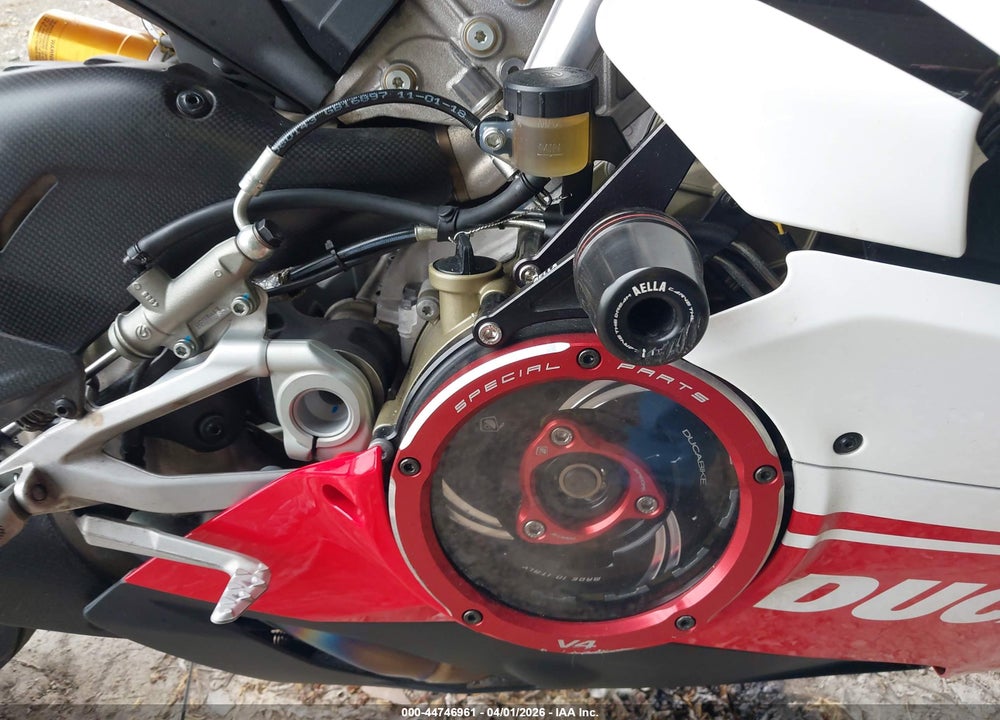 2018 DUCATI PANIGALE V4/V4S/V4S SPECIALE VIN: ZDMDAGNW7JB004528