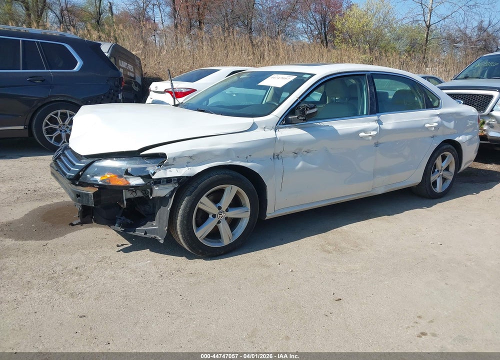 2013 VOLKSWAGEN PASSAT 2.5L SE VIN: 1VWBP7A36DC119355