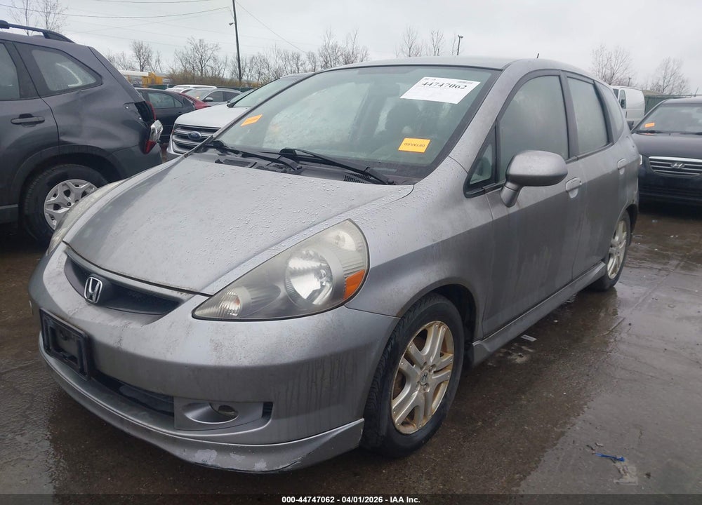 2007 HONDA FIT S VIN: JHMGD37617S065256
