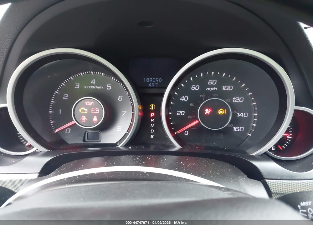 2009 ACURA TL 3.5 VIN: 19UUA862X9A020593