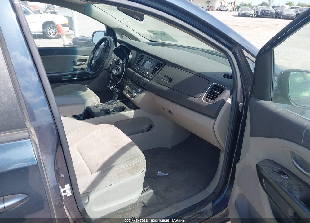 2015 KIA SEDONA LX VIN: KNDMB5C1XF6068163
