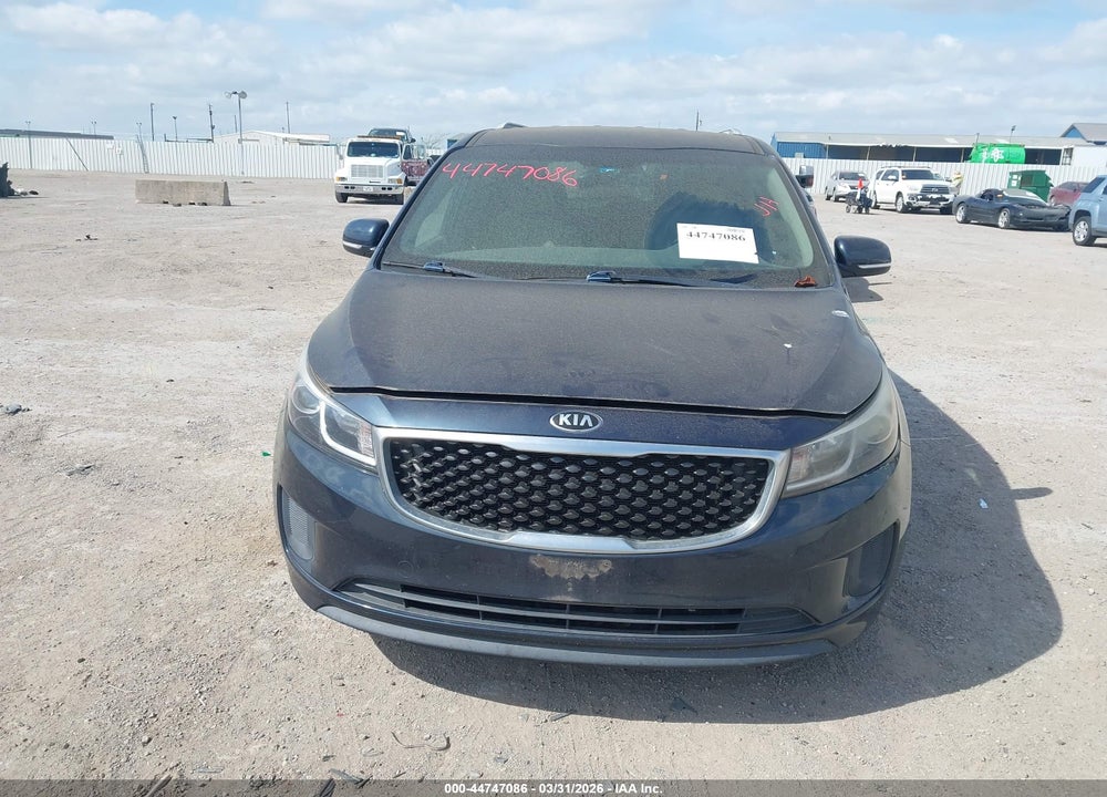 2015 KIA SEDONA LX VIN: KNDMB5C1XF6068163