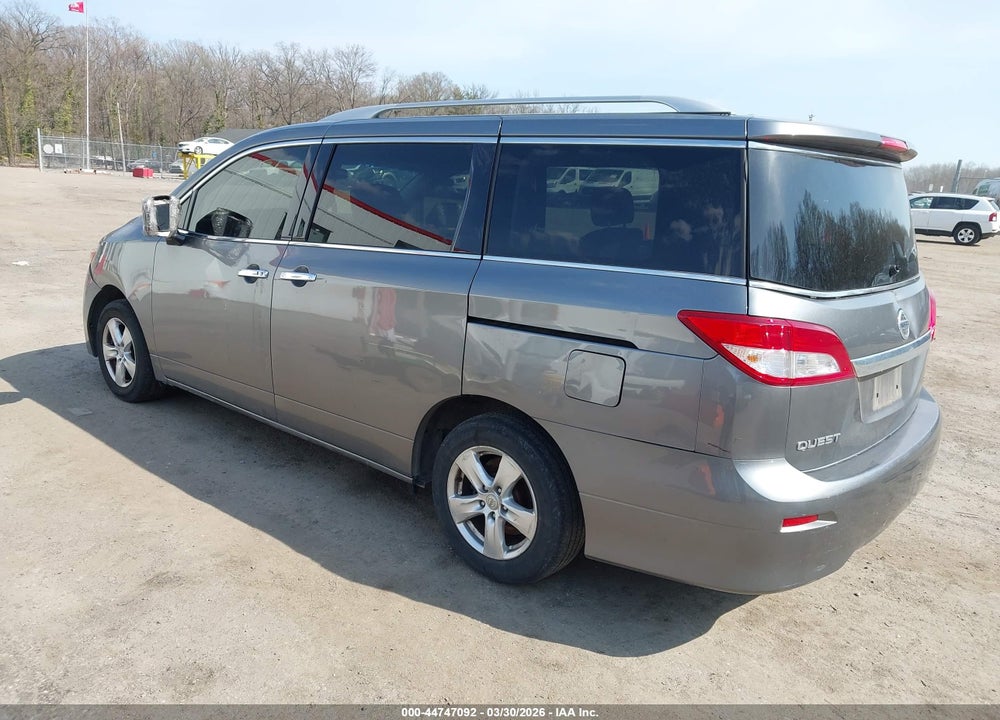 2017 NISSAN QUEST SV VIN: JN8AE2KP6H9169639