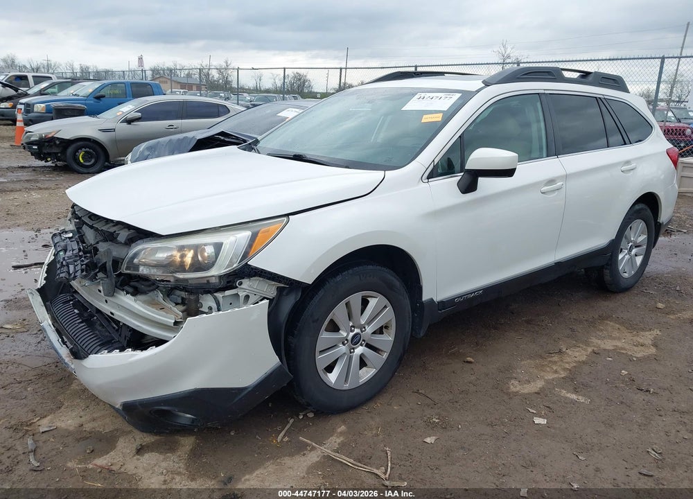 2017 SUBARU OUTBACK 2.5I PREMIUM VIN: 4S4BSADC2H3289241