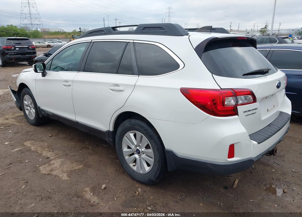 2017 SUBARU OUTBACK 2.5I PREMIUM VIN: 4S4BSADC2H3289241