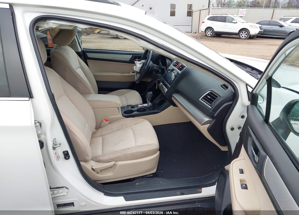 2017 SUBARU OUTBACK 2.5I PREMIUM VIN: 4S4BSADC2H3289241