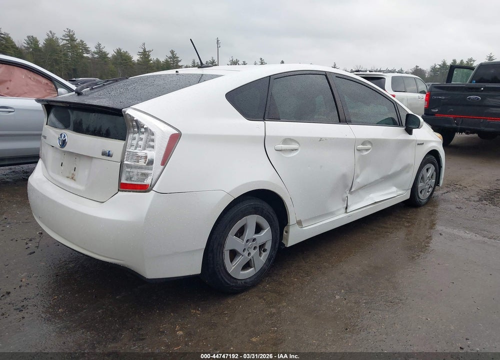 2011 TOYOTA PRIUS FOUR VIN: JTDKN3DU9B5314454