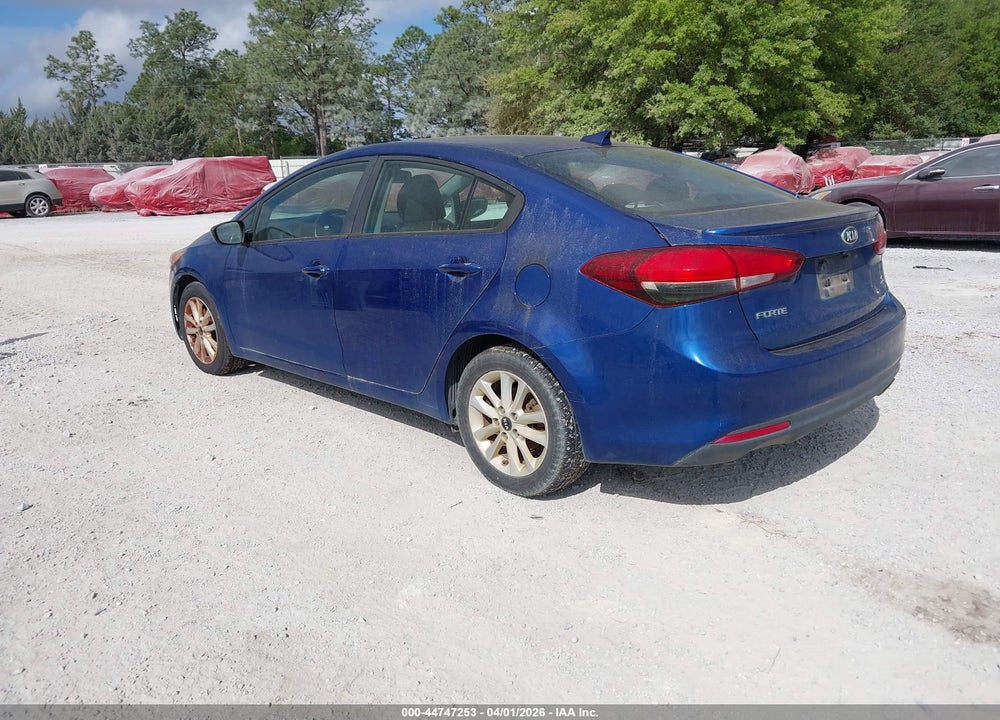 2017 KIA FORTE S VIN: 3KPFL4A78HE126095