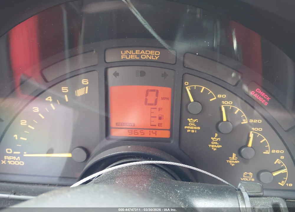 1993 CHEVROLET CORVETTE VIN: 1G1YY23P6P5116275