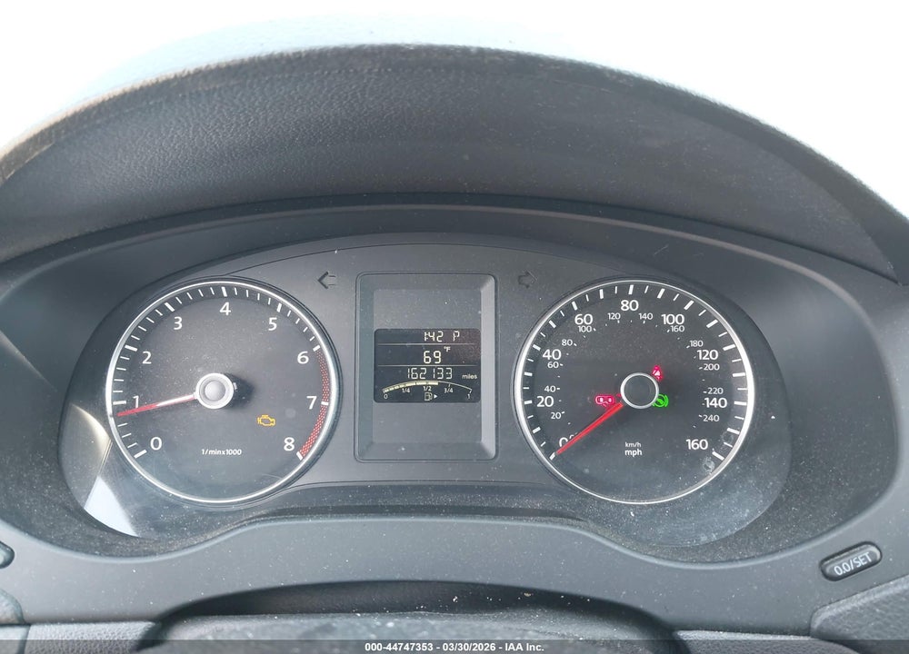 2012 VOLKSWAGEN JETTA 2.5L SE VIN: 3VWDP7AJXCM125633