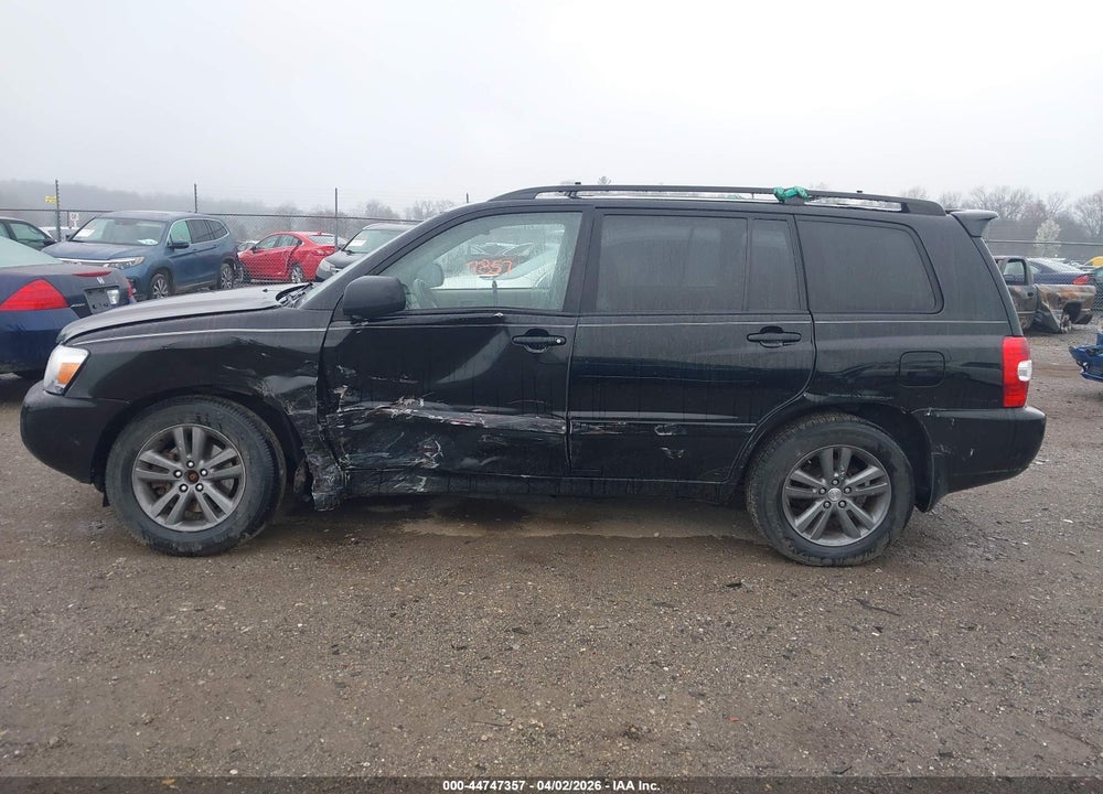 2006 TOYOTA HIGHLANDER HYBRID V6 VIN: JTEDW21A460004480