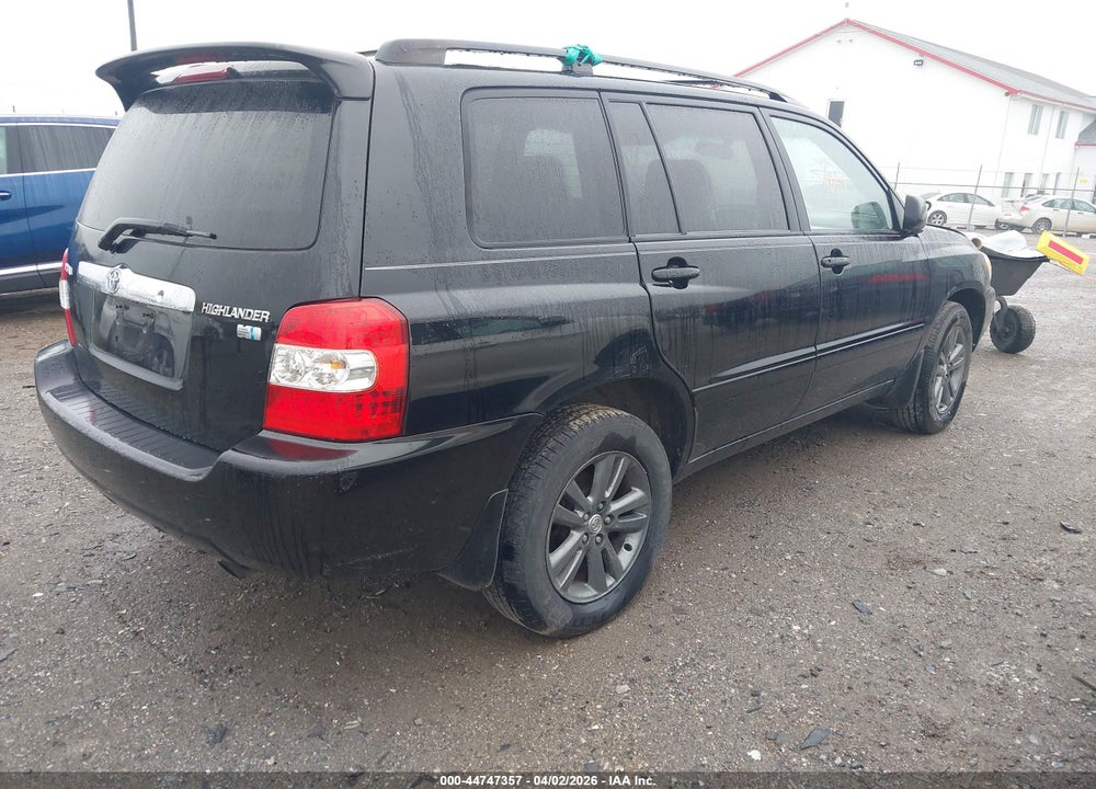 2006 TOYOTA HIGHLANDER HYBRID V6 VIN: JTEDW21A460004480