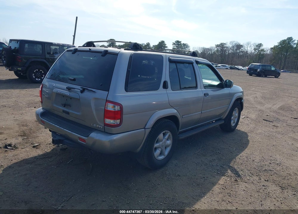 2001 NISSAN PATHFINDER LE VIN: JN8DR09Y81W584845